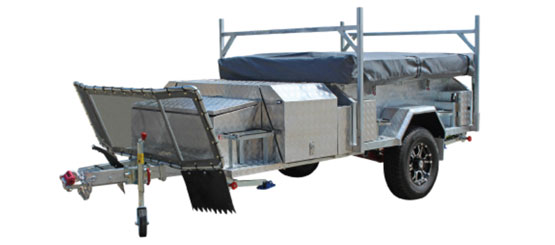 blue tongue galvanised deluxe Off Road Camper Trailer