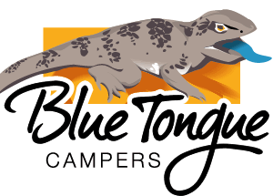 blue tongue campers logo