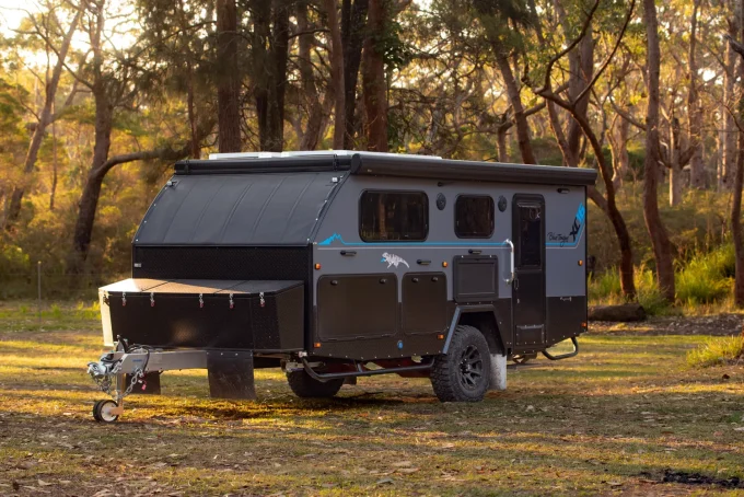 blue tongue camper xc16 hybrid caravan get away in comfort