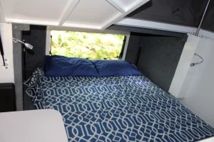Main queen bed with extender