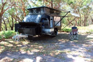The outdoor kitchen lets you in enjoy the outdoors