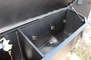 Ample exterior storage