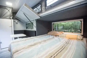 1800 x 650mm fold-away top bunk