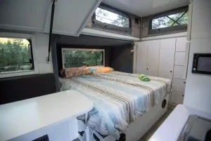 Access both sides of the queen bed