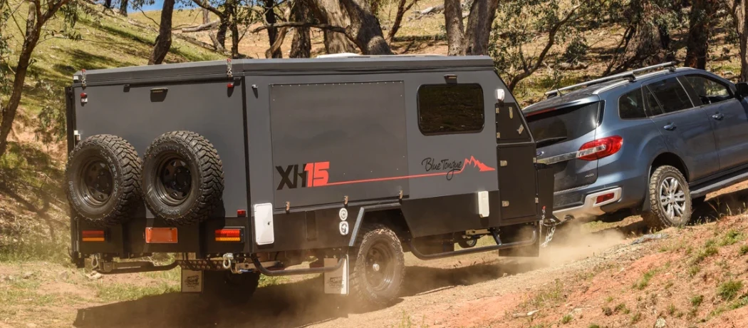 blue tongue xh15 hybrid caravan