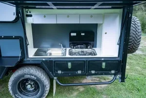 Always ready outdoor all-weather kitch