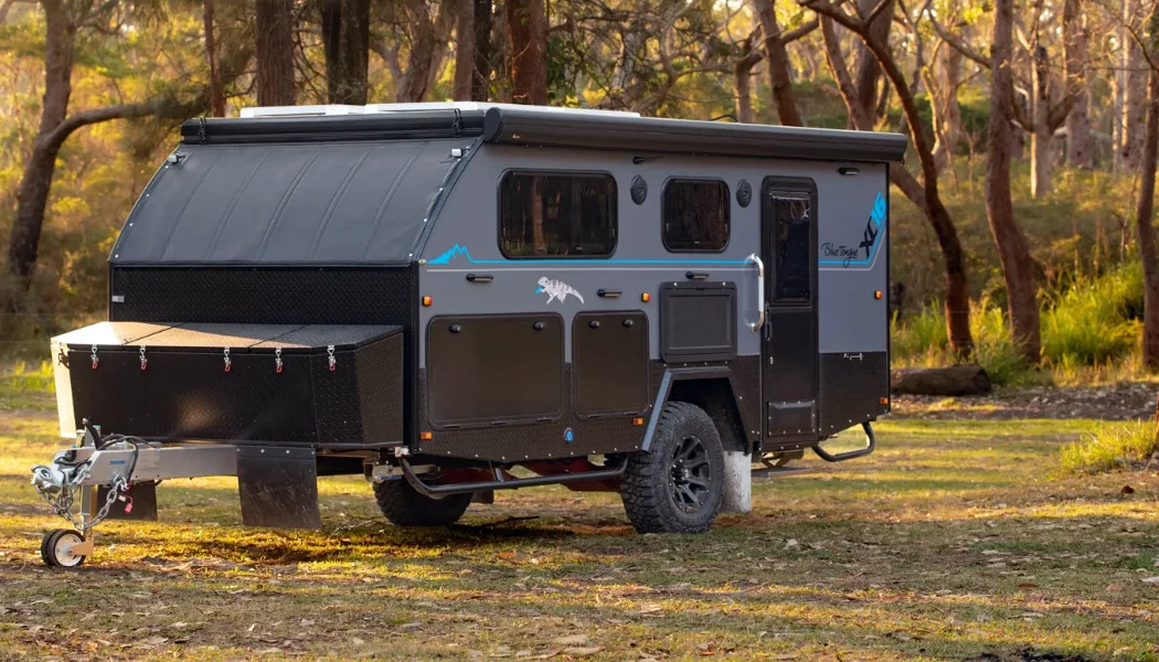 blue tongue hybrid caravan xc16 before setup