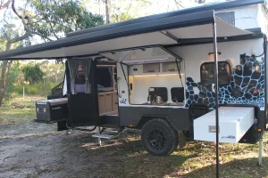 blue tongue rx16 hybrid caravan electric awning