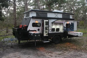 blue tongue rx16 hybrid caravan setup
