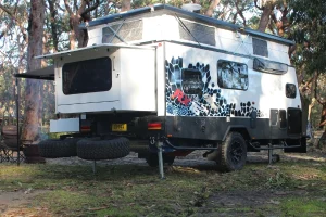 blue tongue rx16 hybrid caravan bed extension