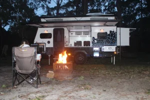 blue tongue rx16 hybrid caravan setup