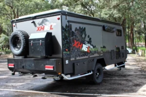 blue tongue hybrid caravan xh16l travel mode