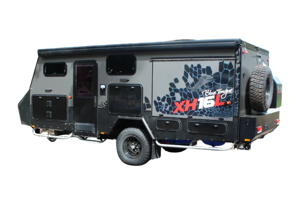 blue tongue hybrid caravan xh16l