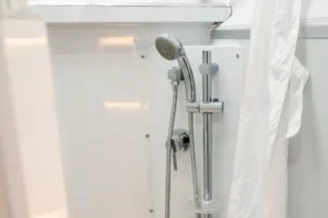 Hot showers powered by diesel heater