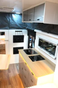 Induction cooktop and plenty of storage