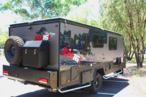 One rear-mounted spare wheel and storage or opt for a second spare